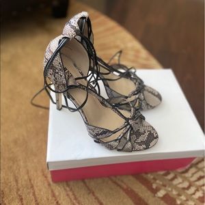 Snake OpenToe Pumps